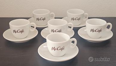 Collezione 6 tazzine e piattini McDonald's