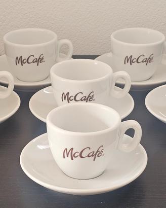 Collezione 6 tazzine e piattini McDonald's