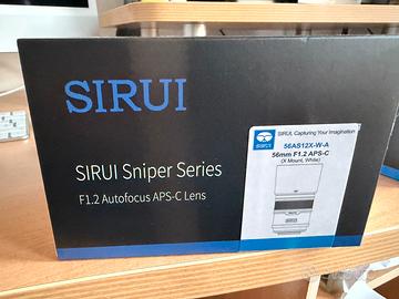 Sirui sniper 56mm f1.2 (Fujifilm x-mount)