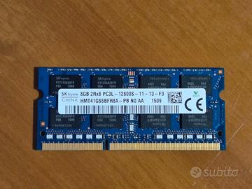 SK Hynix Memoria ram Notebook DDR3L 8gb 1600 Mhz