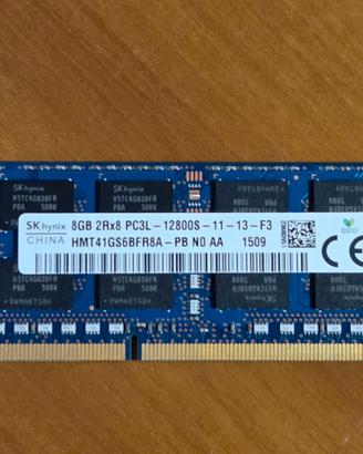 SK Hynix Memoria ram Notebook DDR3L 8gb 1600 Mhz