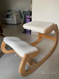 Sedia ergonomica simil Stokke Legno