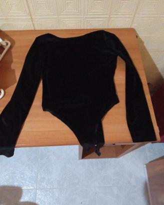 body nero con schiena scoperta 