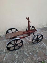 quadriciclo giocattolo d'epoca inizio 900
