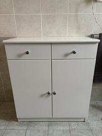 Mobile bagno bianco lucido