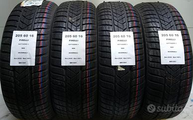 4 GOMME 205 60 16 PIRELLI BR1591