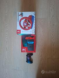 Nintendo switch+ controlle+ volante HORY 