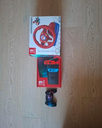 Nintendo switch+ controlle+ volante HORY 