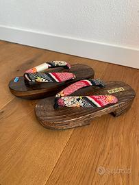Geta giapponesi originali in legno