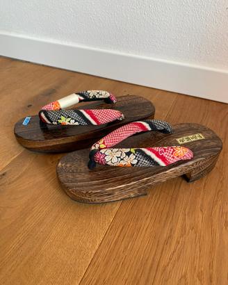 Geta giapponesi originali in legno