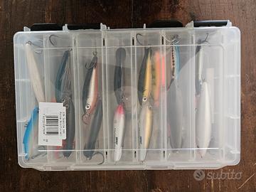 Lotto hardbait esche aspio e predatori