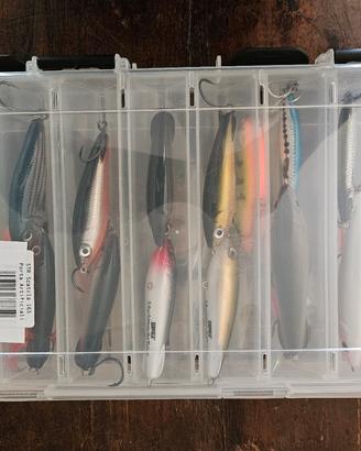 Lotto hardbait esche aspio e predatori