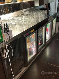 Frigo vetrine e retro alzate bar