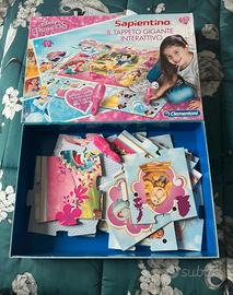Gioco sapientino principesse disney puzzle tappeto