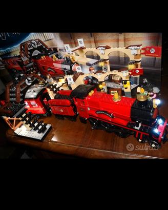 stazione treno lego led luci harry potter