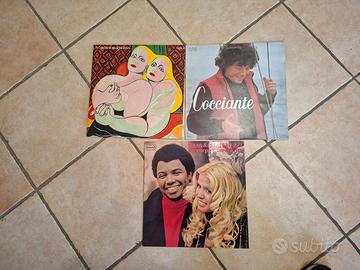 Lotto 3 Vinili Mina, Cocciante, Wess e Dori Ghezzi