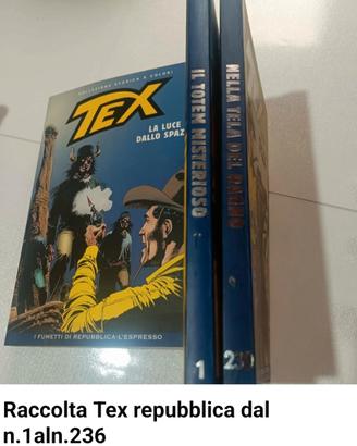 raccolta i fumetti Tex Repubblica dal 1 -236