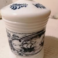 barattolo vintage in vetro latte 