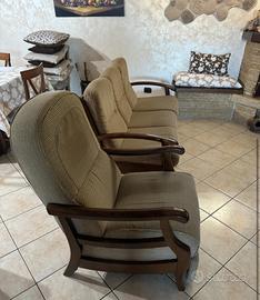 Divano 3 posti e Poltrona