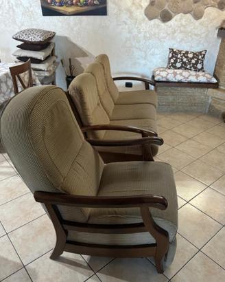 Divano 3 posti e Poltrona