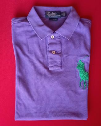 Maglietta polo ralph lauren viola S