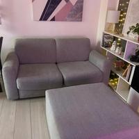 Divano letto Poltronesofà con pouf coordinato
