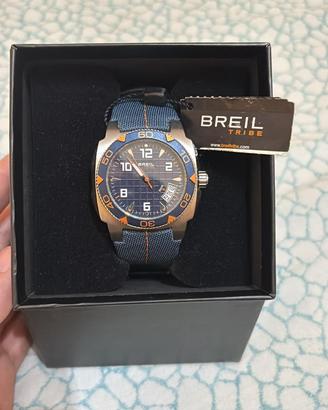 Orologio Breil Tribe manta diver blu/arancio