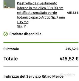 Mattonelle rivestimento per bagno 