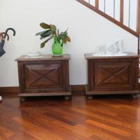 coppia mobiletti gemelli, complemento d'arredo