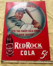 Quadro in latta vintage “Red Rock Cola”