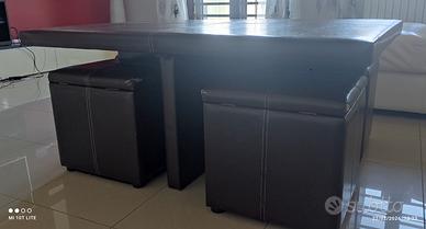 tavolo open space più 4 puffi 