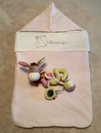 Sacco nanna Brums rosa e spirale Tigex per passegg