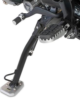 DTASMBD CNC Estensione Cavalletto Laterale per Moto Supporto per Cavalletto Laterale per BMW R1200GS LC Adventure R 1200 GS LC ADV Piastra di Estensione Antiscivolo Cuscinetto del Piede(Titanio