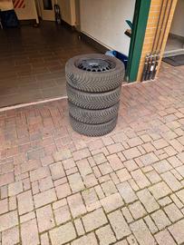 cerchi e gomme da neve  per vw polo 6 serie