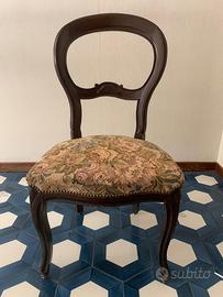 Sedia d’epoca in stile 800