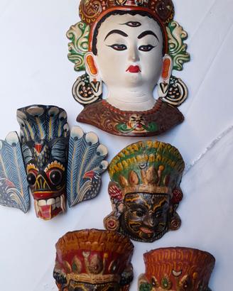 maschere nepalesi