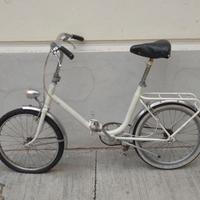 Bici pieghevole bianca Graziella anni 70 vintage