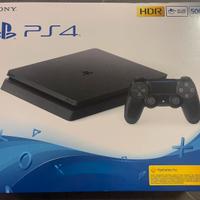 Consolle Playstation 4 slim jet black 500gb