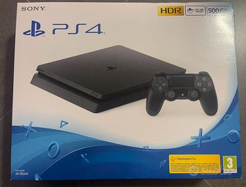 Consolle Playstation 4 slim jet black 500gb