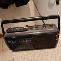 Radio a cassette Panasonic. vintage, anni 70