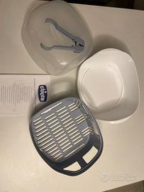 Sterilizzatore a vapore per forno a microonde