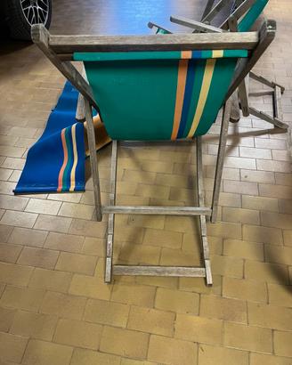 Sdraio vintage anni 60-70 Bibione