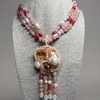 Collana in pietra naturale artigianale