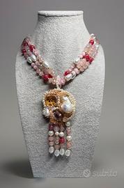 Collana in pietra naturale artigianale