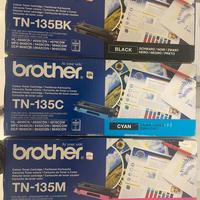 Toner brother  originale nero e colori tn-135