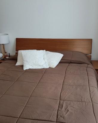 Letto Matrimoniale CONTENITORE Artigianale + 2 Com