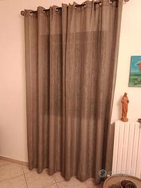 Set di 6 tende con anelli (260 x 140 cm) - effetto