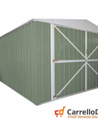 Box auto in Acciaio lamiera 360x514 verde scuro