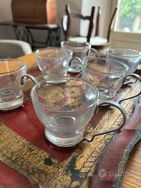 Set tazzine da caffè (6) vintage