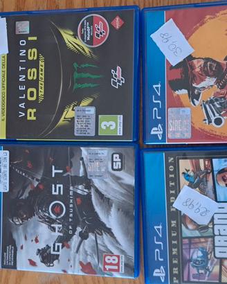 Giochi PS4  singolarmente